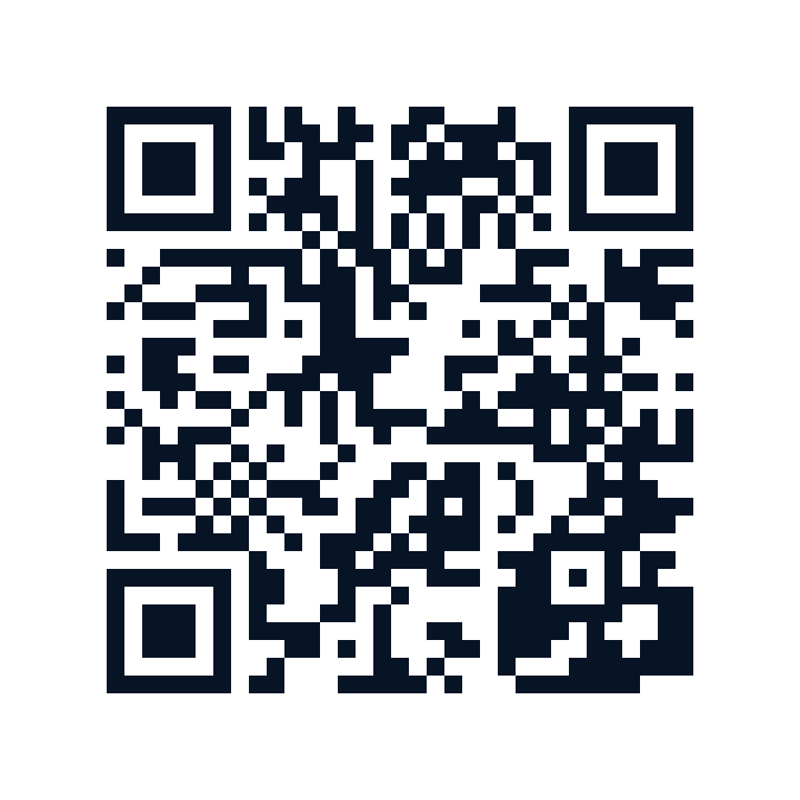 QR code linking to the secure Visatrex student registration form